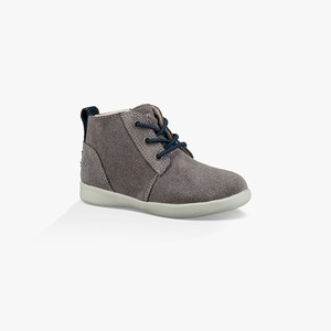 Ugg Kristjan Chukka Kids Boots Grey (7452NFTDI)